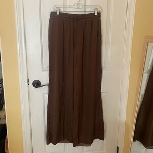 Silky Socialite wide leg Pants